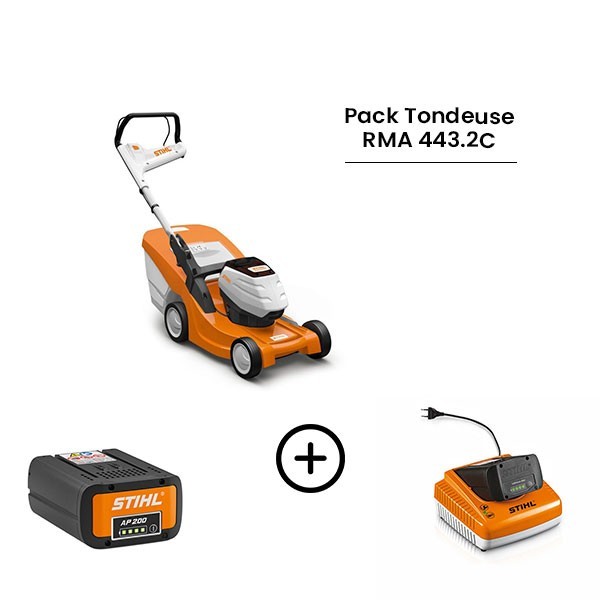 Pack de cortacésped profesional RMA 765V con 2 AP300S + AL 500 STIHL