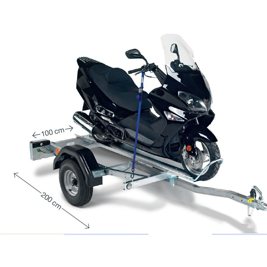 Remolque para 1 moto de 350 kg Norauto PM1